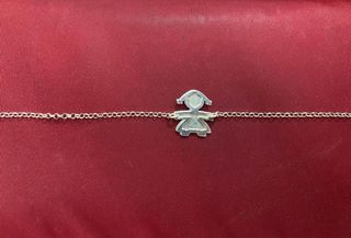 Pulsera Plata Figura Niña