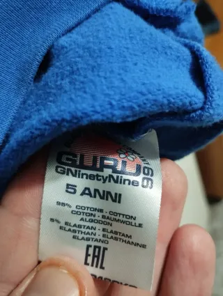 Set 2 maglie bimbo 5/6 anni + scaldacollo