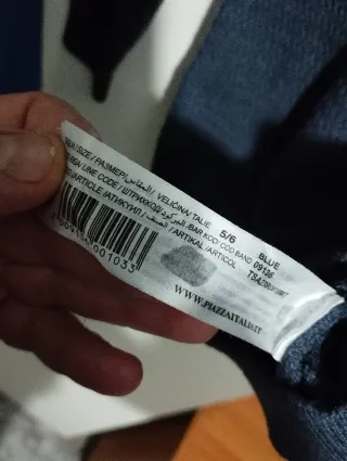 Set 2 maglie bimbo 5/6 anni + scaldacollo