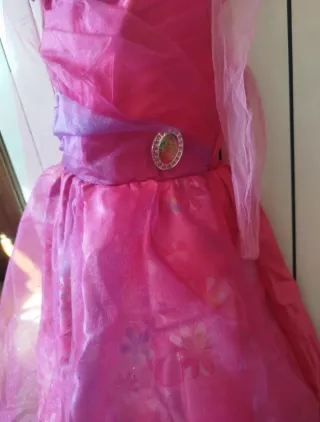 Vestito bambina Barbie rosa 3-5anni