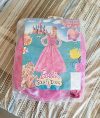 Vestito bambina Barbie rosa 3-5anni