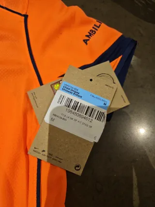 Tercera Equipacio FC Barcelona Naranja M infantil