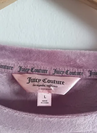 Sudadera Juicy Couture terciopelo logo diamantes