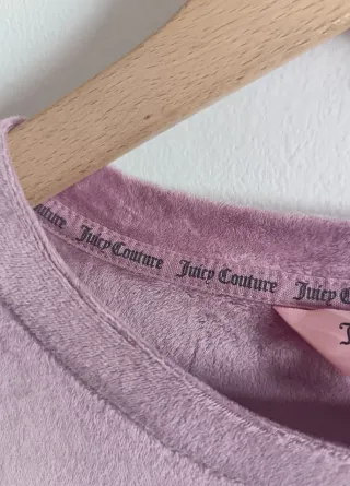 Sudadera Juicy Couture terciopelo logo diamantes