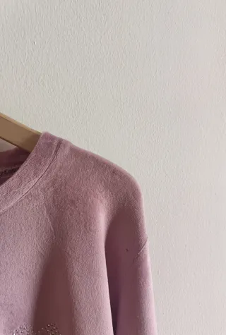 Sudadera Juicy Couture terciopelo logo diamantes