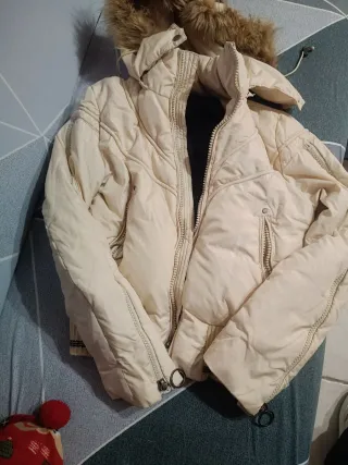 Piumino Versace Sport donna beige