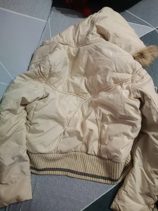 Piumino Versace Sport donna beige