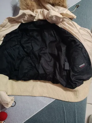 Piumino Versace Sport donna beige