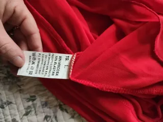 T-shirt taglia comoda fantasia pois taglia l