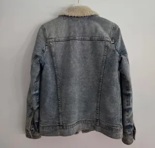 Chaqueta vaquera Hollister borreguito