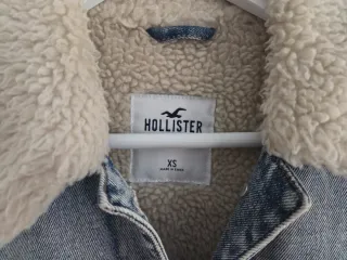 Chaqueta vaquera Hollister borreguito