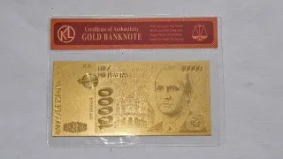 Billete Oro 10000 Pesetas Banco de España