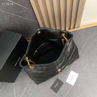 Bolso Saint Laurent Negro Dorado