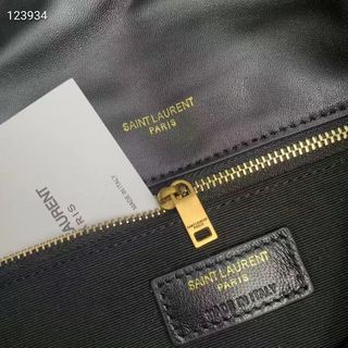 Bolso Saint Laurent Negro Dorado