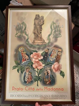 Poster commemorativo Madonna 1937