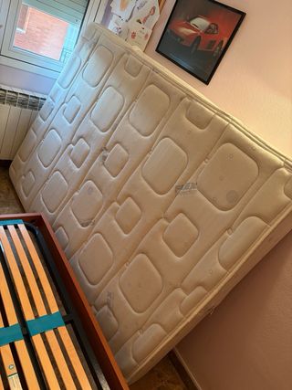 Cama 135x180 Completa Madera