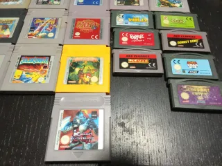 Lote de juegos Game Boy y GBA