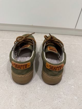 Zapatillas Shaper Talla 36 Verde/Marrón