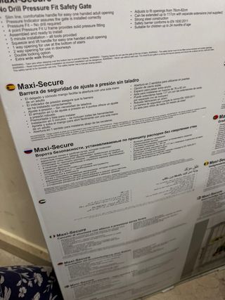 Puerta de seguridad Munchkin sin usar