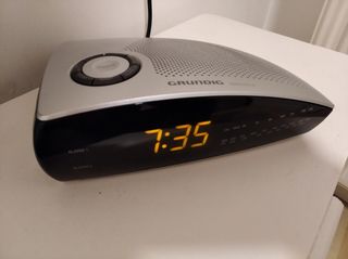 Radio Reloj Grundig Sonoclock 51 Plata/Negro