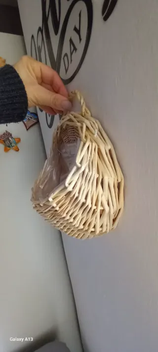 Fioriera da parete + portacandele shabby