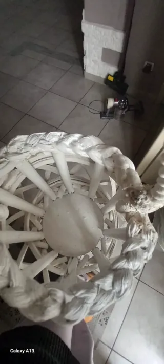 Fioriera da parete + portacandele shabby