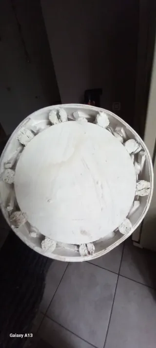 Fioriera da parete + portacandele shabby