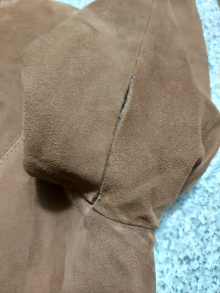 Giacca Camoscio Marrone