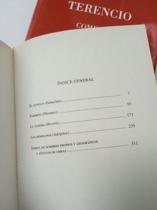 GREDOS: TERENCIO (COMO NUEVO)