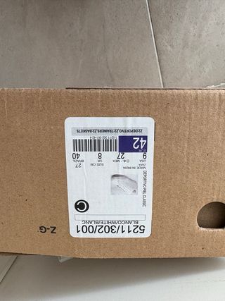 Zapatillas Zara Piel Blancas