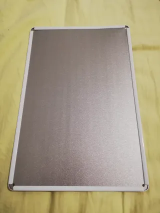 Targa pubblicitaria Vespa in metallo stile vintage