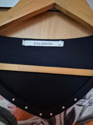 Camiseta estampada manga larga