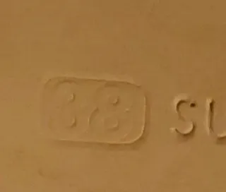 Décolleté blu con strass