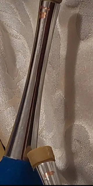 Décolleté blu con strass