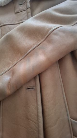 Pelliza de piel marrón