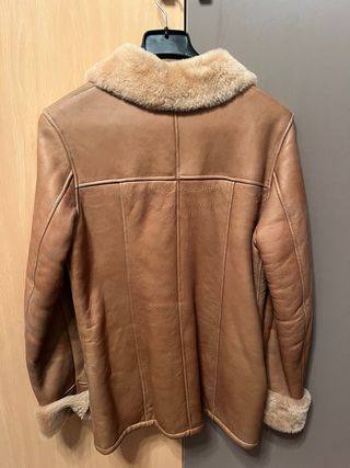 Pelliza de piel marrón