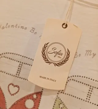 Camiseta Sofia Blanca Talla XL nueva