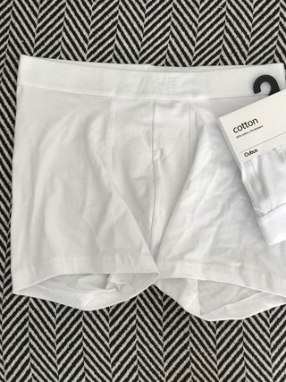 Boxer Cubus S Hombre Blanco - Nuevo con etiqueta