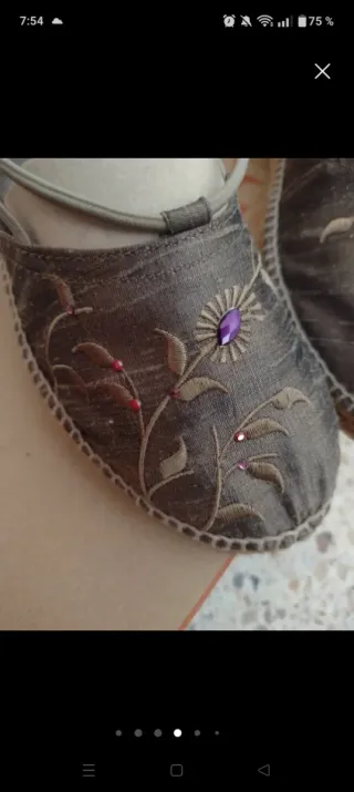 Alpargatas Toni Pons Marrones con Morado