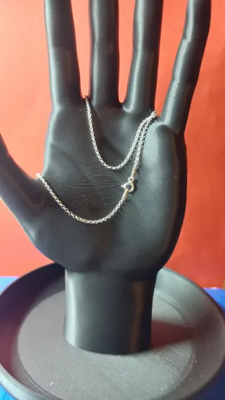 Cadena de Plata de Ley de 35cm