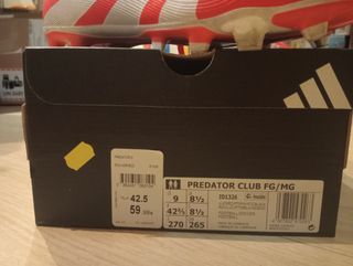 Adidas Predator Club FG/MG Botas Fútbol Rojas