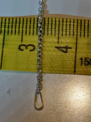 Cadena de Plata de Ley de 35cm
