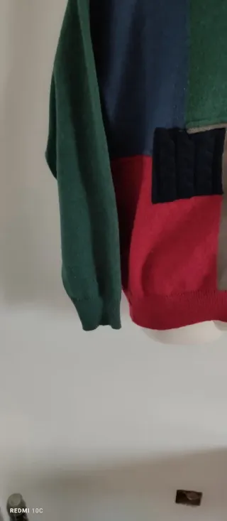 Maglione Lana Vintage Patchwork Uomo