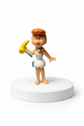 Figuras Años 90 – Barney Rubble + Vilma + Dino