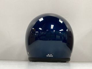 A ESTRENAR Casco Jet DMD Deep Blue Retro T.XS