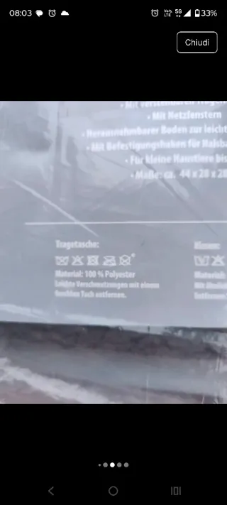 Borsa Trasporto Cani/Gatti Cachet & Romeo