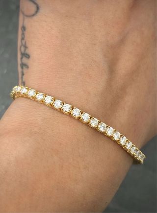 Pulsera Oro 18k Esmeraldas y Diamantes