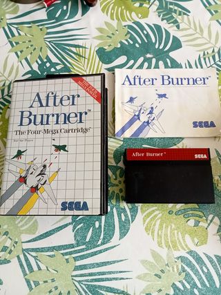 After Burner Pal Completo Sega Master System