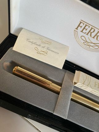 Penna stilografica Ferrari oro