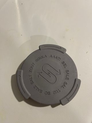 Tapa sal lavavajillas
